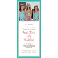 Terrific Tiny Beads Photo Invitations