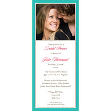 Terrific Tiny Beads Photo Invitations