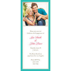 Terrific Tiny Beads Photo Invitations