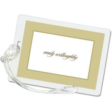 Moss Border Luggage Tags