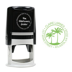Palm Trees View Self-Inking Stamp