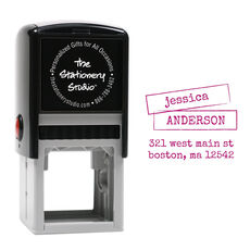 Stacked Blocks Self-Inking Stamp