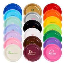 Custom Plastic Plates with Your 1-Color Logo