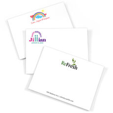 Your Full-Color Logo on 4x3 Post-it® Notes