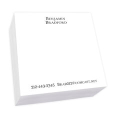 Isaac Memo Square Sheets - REFILL ONLY