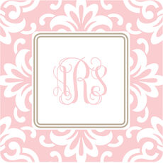 Pink Grande Floral Coaster Set