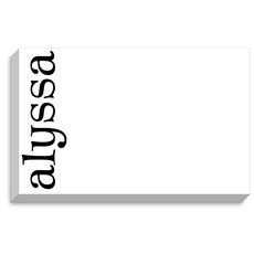 Sarah Big and Bold Notepads