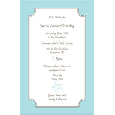 Seafoam Blue Invitations