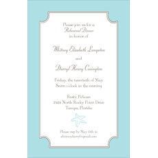 Seafoam Blue Invitations