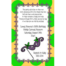 Festive Mardi Gras Invitations