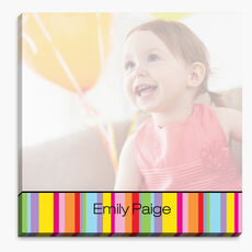 Colorful Stripes Photo Notepad