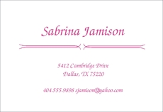 Jamison Calling Cards