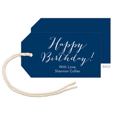 Navy Horizontal Hanging Gift Tags