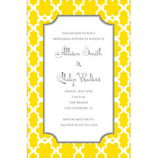 Golden Bloom Invitations