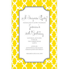 Golden Bloom Invitations