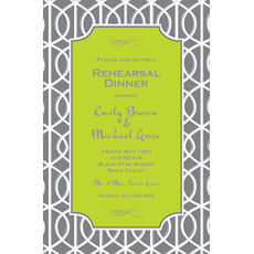 Slate Trellis Invitations