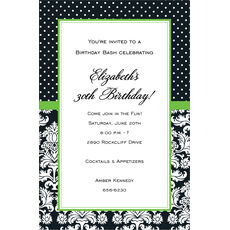 Flame Dot Invitations