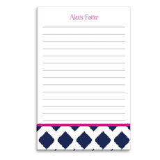 Navy Ikat Notepads