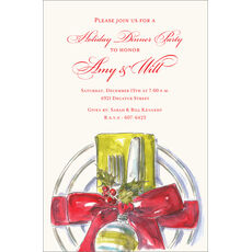 Festive Plate Invitations