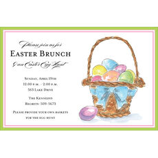 Spring Basket Invitations