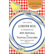 Clambake Placesetting Invitations