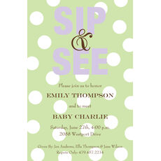 Sip and See Invitations