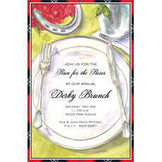 Derby Placesetting Invitations