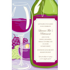 Wine Gleams Invitations
