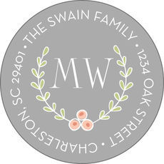 Sweet Love Round Address Labels