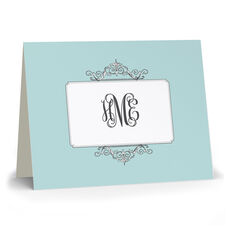 Elegant Affair Monogram Folded Note Cards