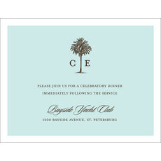 Romantic Getaway Reception Cards