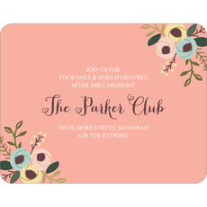 Botanical Bouquet Reception Cards