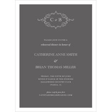 Sophisticated Flourish Invitations
