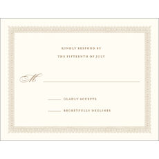 Elegant Border Response Cards