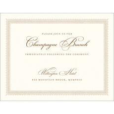 Elegant Border Reception Cards