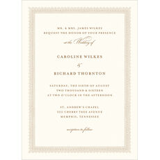 Elegant Border Invitations