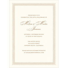 Elegant Border Invitations