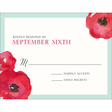 Painted Poppies Response Cards