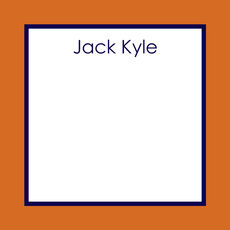 Orange Border Gift Stickers