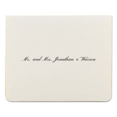 LaTour Gold Edged Folded Note - Raised Ink