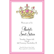 Princess Crown Invitations