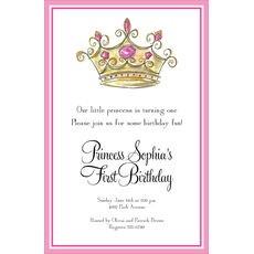 Princess Crown Invitations