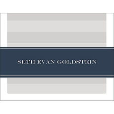 Navy Wrap Simplicity Folded Note Cards