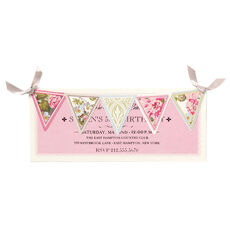 Camilla Bunting Die-cut Invitations