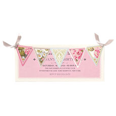 Camilla Bunting Die-cut Invitations