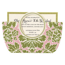 Olivia Purse Die-cut Pocket Invitations