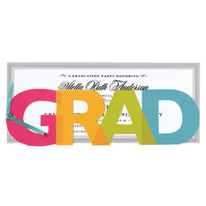 Bright Grad Diecut Invitations