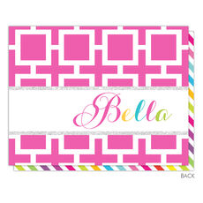 Mod Square Folded Note Cards