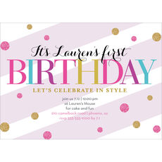 Sparkling Bubbles Invitations