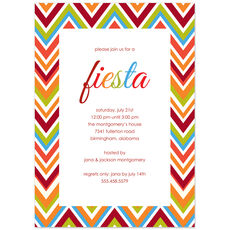 Flamestitch Fiesta Invitations